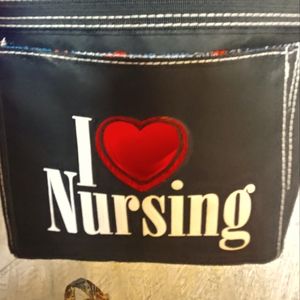 Insulated lunch bag "I heart nursing"